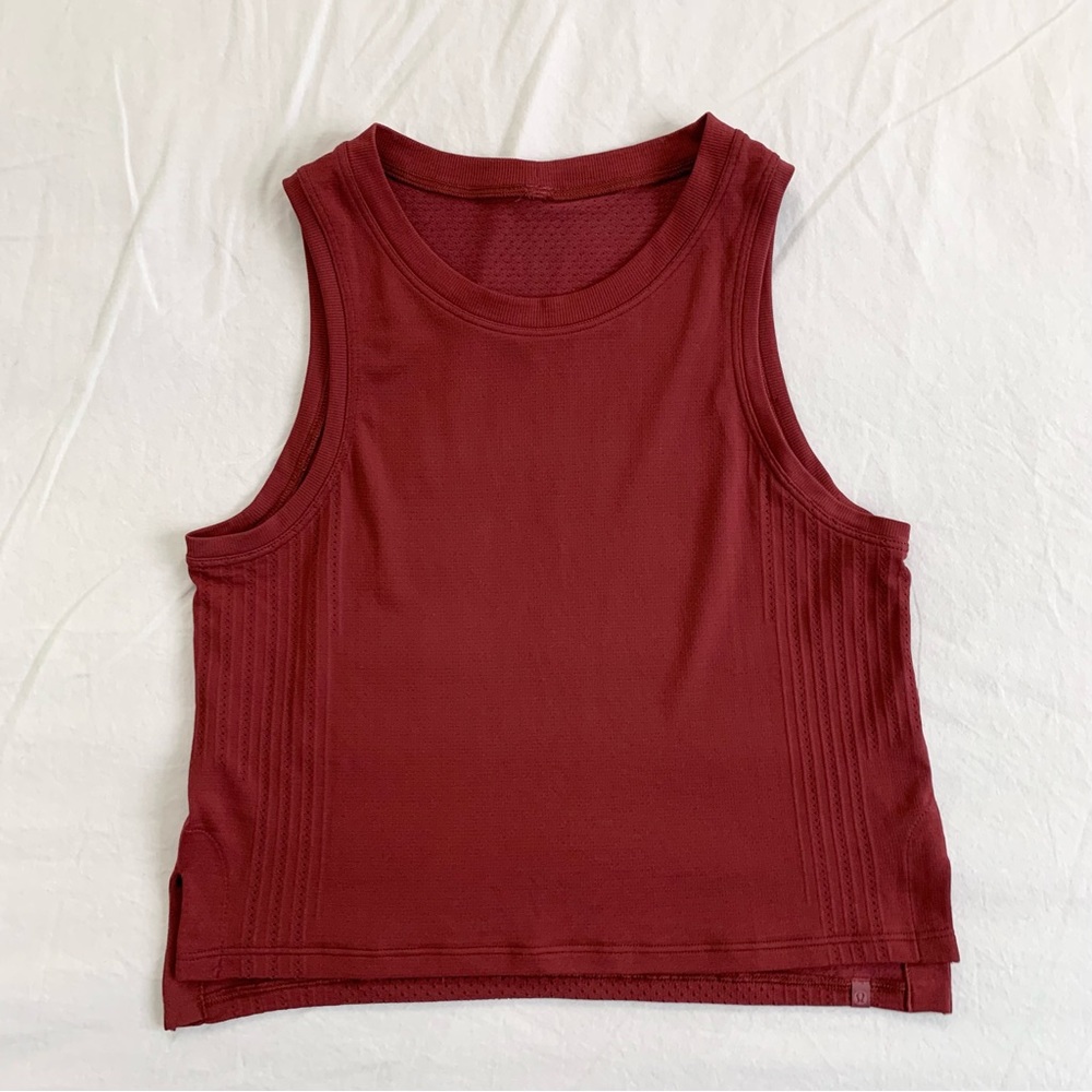 Lululemon Train to Be Tank in Mulled Wine